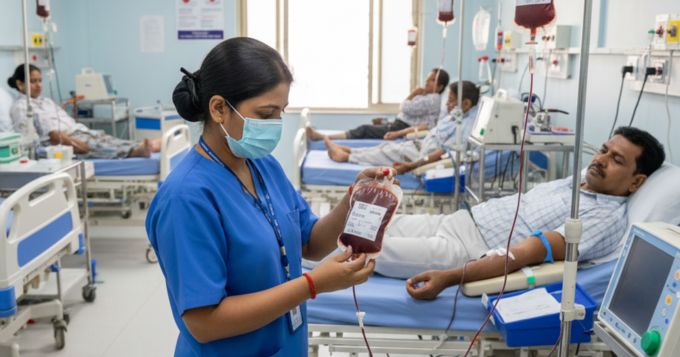 Jharkhand HIV transfusion