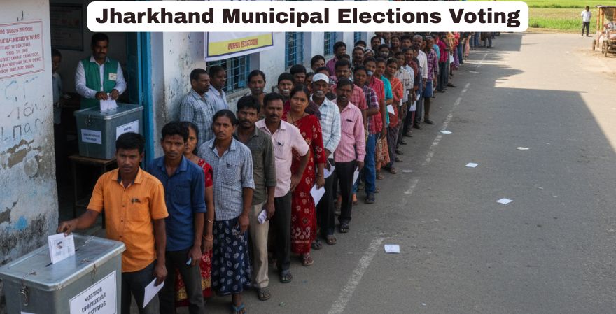Jharkhand Municipal Elections Voting