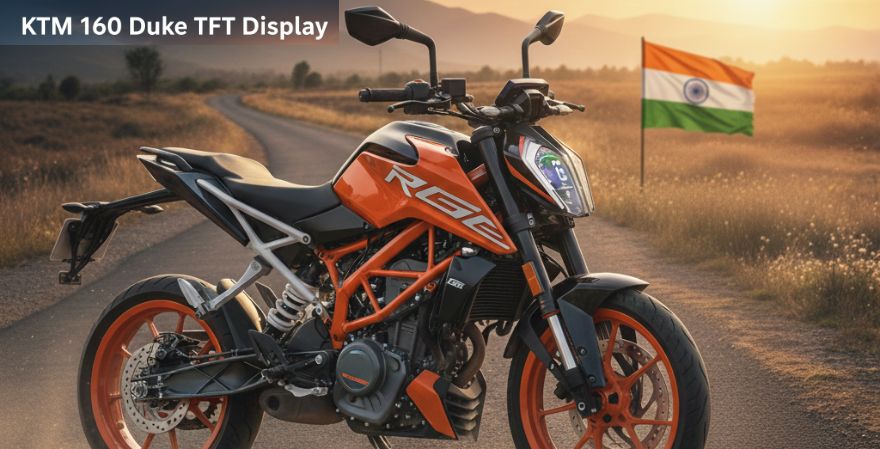 KTM 160 Duke TFT Display
