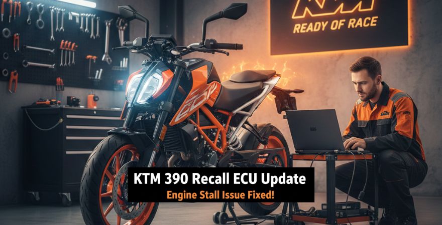 KTM 390 Recall ECU Update