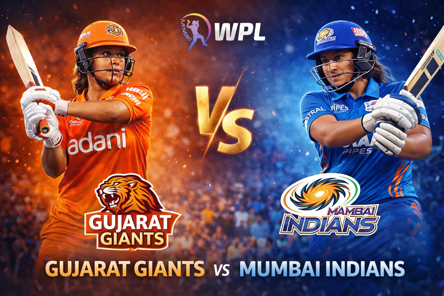 Gujarat Giants vs Mumbai Indians