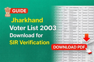Jharkhand Voter List 2003
