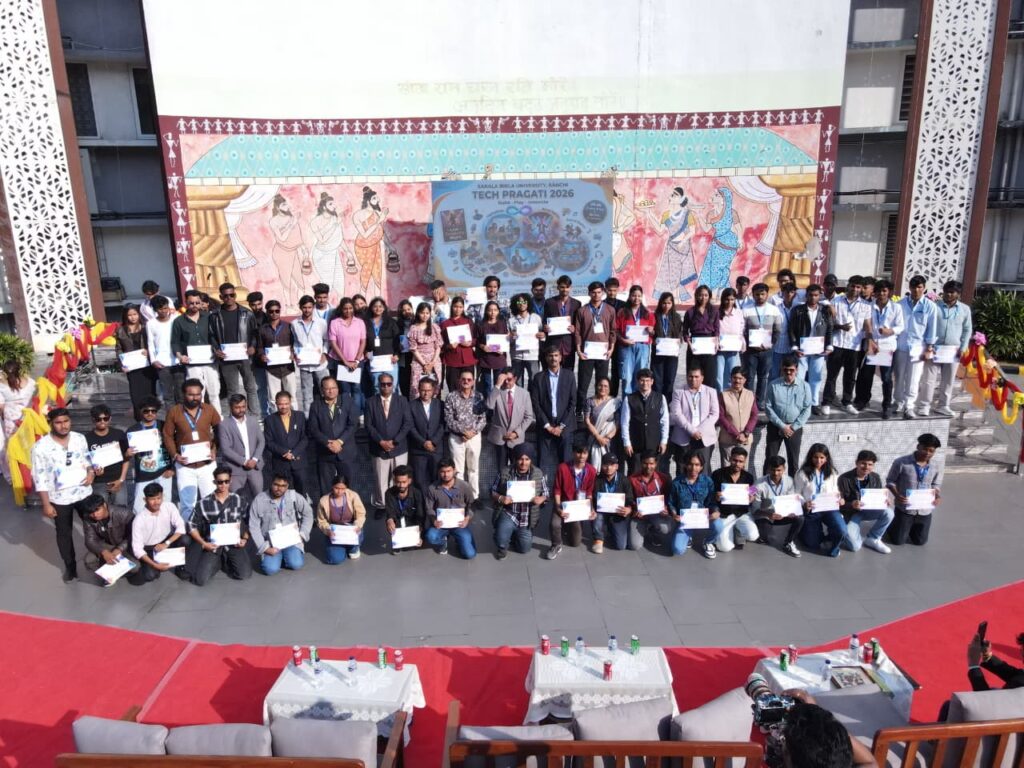 Sarla Birla University Ranchi में टेक प्रगति-2026 का भव्य समापन
