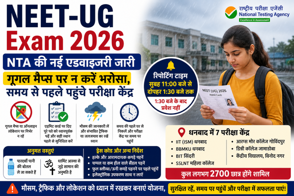 NEET-UG Exam 2026