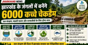 Jharkhand News, जंगलों में बनेंगे 6000 कच्चे चेकडैम