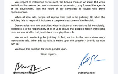 Congress Letter to CJI: